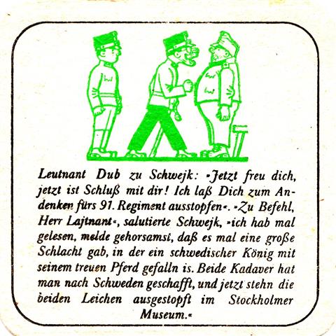plzen pl-cz urquell schwejk mller 2b (quad185-leutnant dub-schwarzgrn) 
